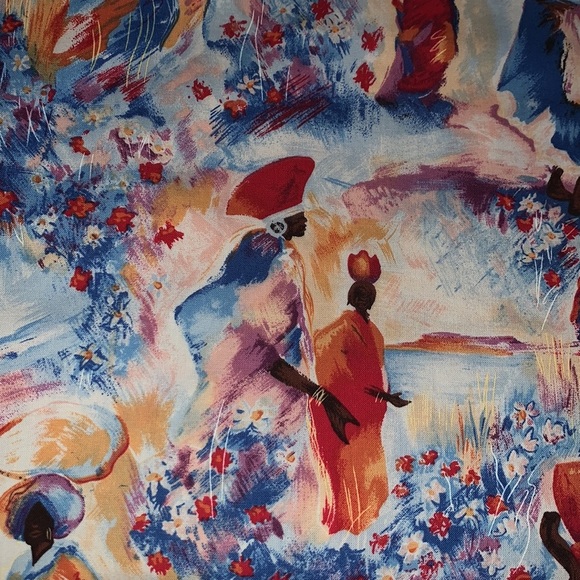 Gent Loved SCRUBS Top Beautiful Print - Picture 2 of 8